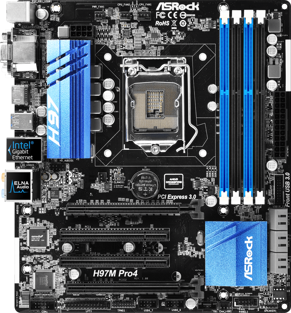 Asrock H97M Pro4 Motherboard Specifications On MotherboardDB